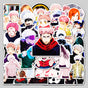 jujutsu kaisen Stickers set of 50  ( Pack of 2 ) Net price - 70