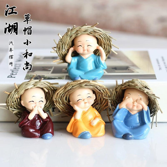 New hat monks set of 4