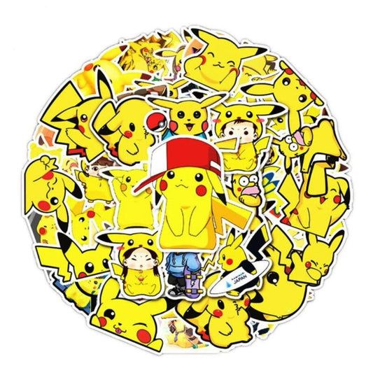 pikachu Stickers set of 50