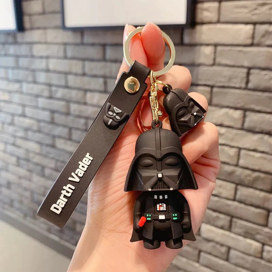 Dark vader starwar rubber keychain