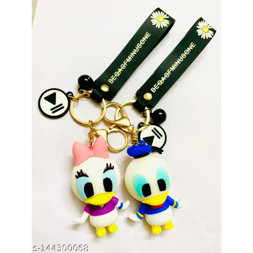 Daisy Duck & Donald Duck Rubber keychain