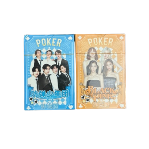 Bts / Blackpink Poker card Game set of 6 (unit price 58)