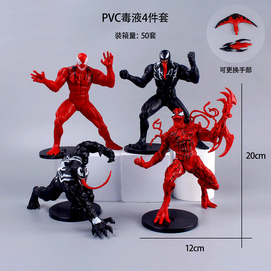 Venom Spiderman 4 pc Set