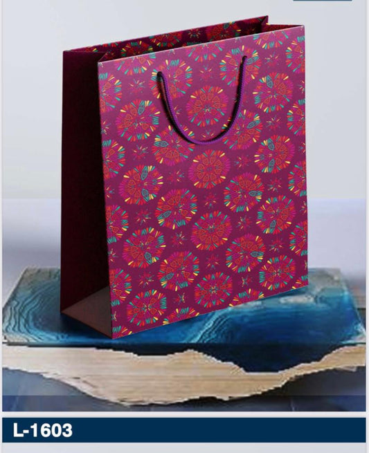 Large size paper gift bags ( Pack of 12 ) B