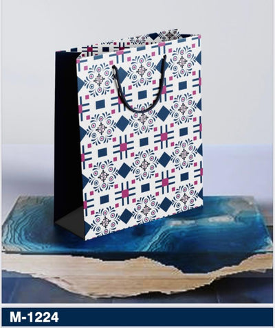 Medium size printed gift bags ( Pack of 12 )