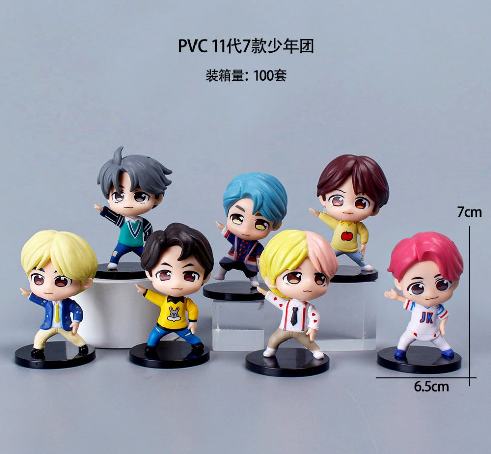 BTS Set of 7 figure  Model 1