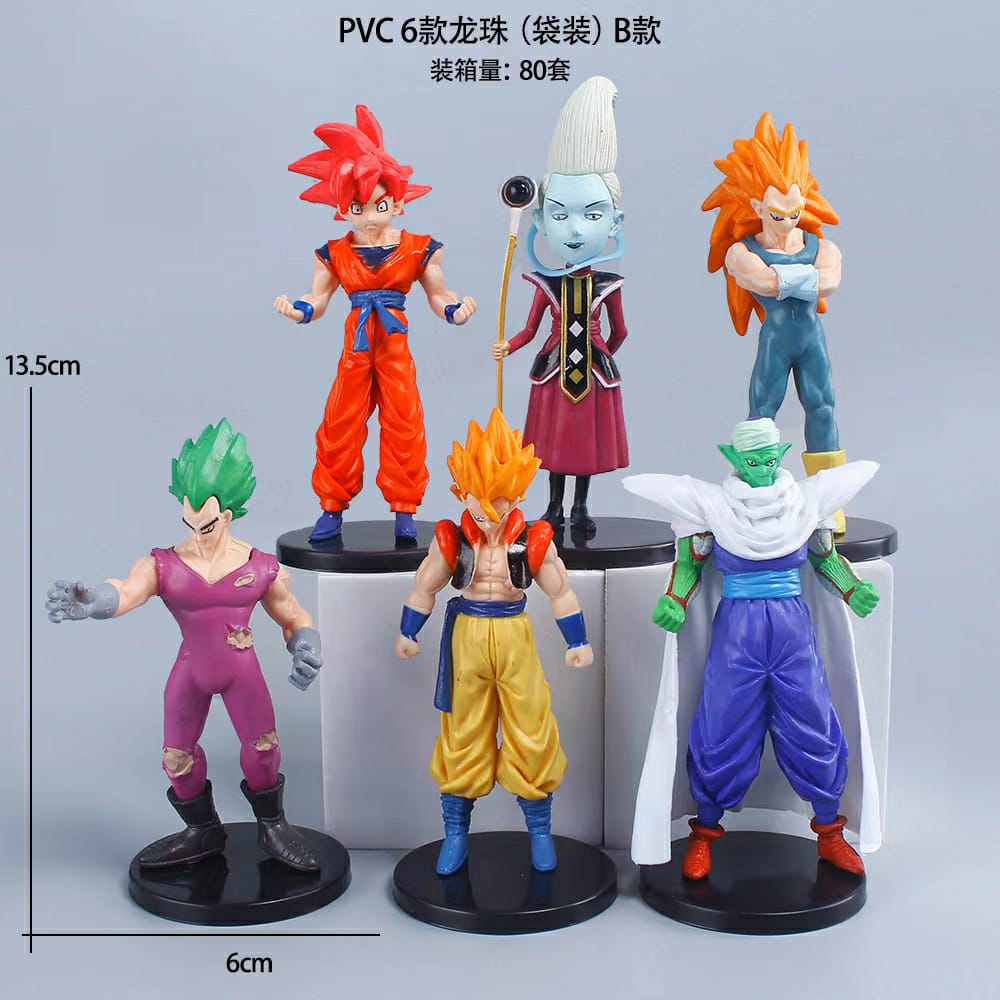 14 cm Whis Picolo DBZ unbeatable price set of 6