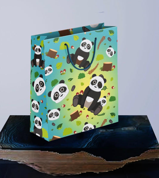 Panda Paper gift bags( Pack of 12 )