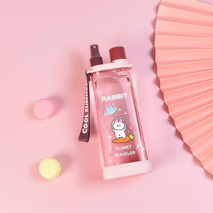 Double Cap water bottle with water spray