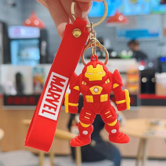 ironman in suit Rubber keychain