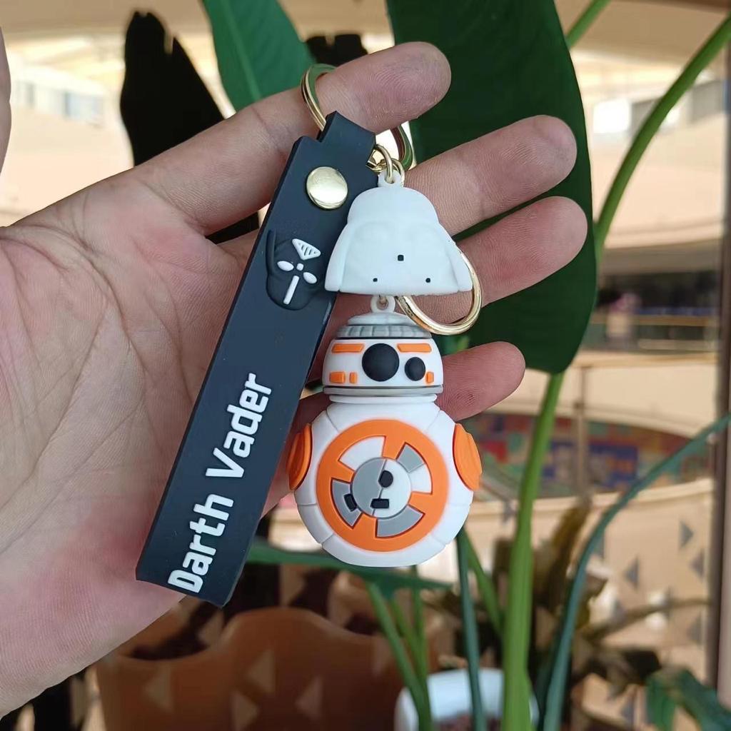 Star BB8 Rubber keychain