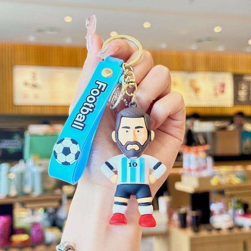 Messi Rubber keychain