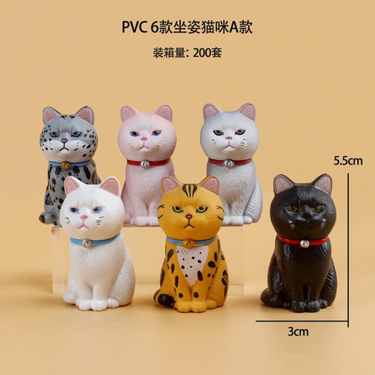 6 pc cats set
