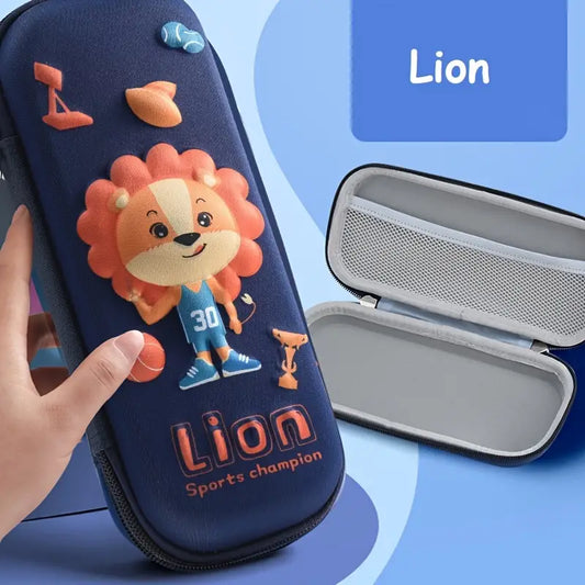 Lion 3D Eva pencil box