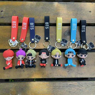 BTS Boys rubber keychain