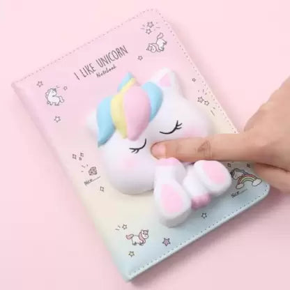 Cute Unicorn Squeeze Diary