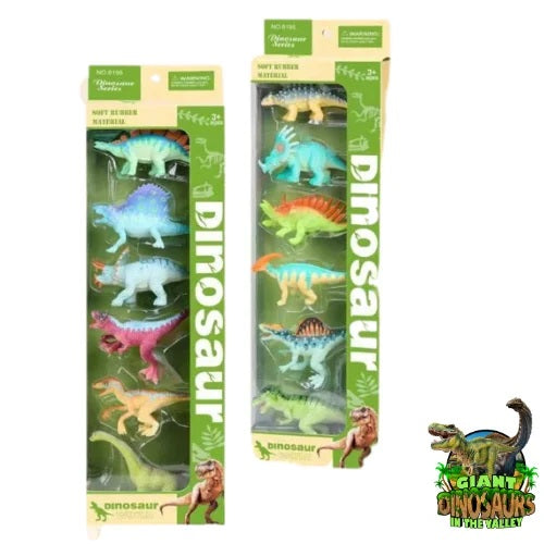 Set of 6 Dino Toys figures