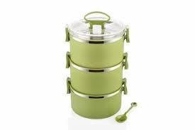 Sumo 3 Layer Steel lunch box