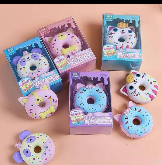3 pcs - Jumbo Donut Eraser  (eff price 60)