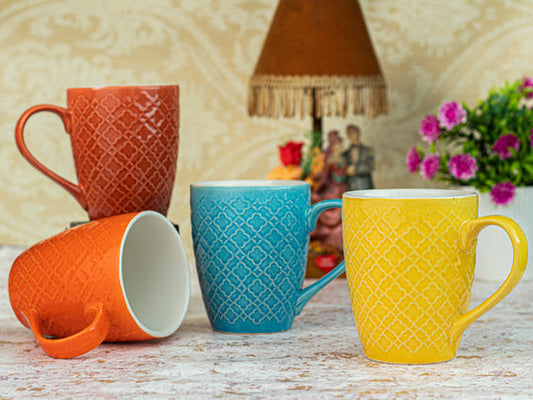 chavani print mix colour coffee mug